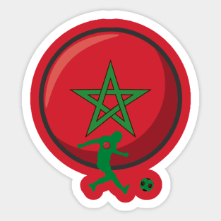 Qatar 2022.We support the Moroccan national team Sticker